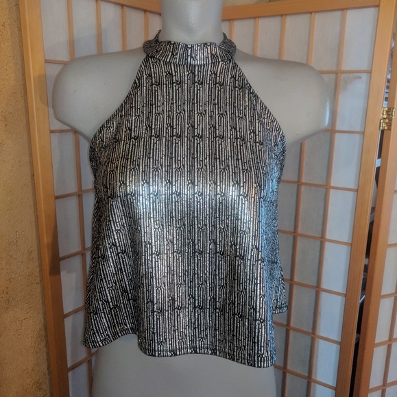 Stella Luce Tops - Stella luce silver tank top , large